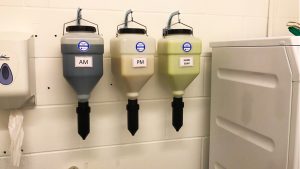 hanging soap dispensers